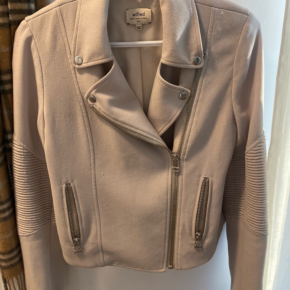 Babaton moto style jacket from Aritzia
